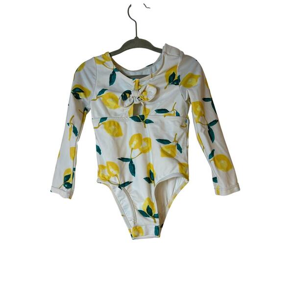 JESSICA SIMPSON Girl’s One Piece RashGuard Swim Suit / Size: 24 Months - Picture 1 of 9